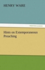 Image for Hints on Extemporaneous Preaching