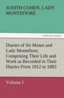 Image for Diaries of Sir Moses and Lady Montefiore, Volume I Comprising Their Life and Work as Recorded in Their Diaries From 1812 to 1883