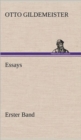 Image for Essays - Erster Band