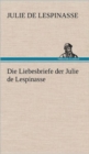Image for Die Liebesbriefe Der Julie de Lespinasse