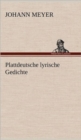 Image for Plattdeutsche Lyrische Gedichte