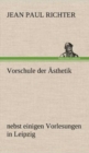 Image for Vorschule Der Asthetik
