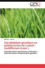 Image for Variabilidad Genetica En Poblaciones de Lolium Multiflorum (Lam.)