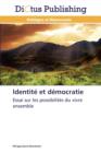 Image for Identite Et Democratie