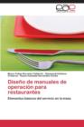 Image for Diseno de Manuales de Operacion Para Restaurantes