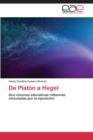 Image for De Platon a Hegel