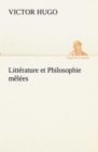 Image for Litt?rature et Philosophie m?l?es