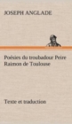 Image for Poesies du troubadour Peire Raimon de Toulouse Texte et traduction