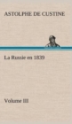 Image for La Russie en 1839, Volume III