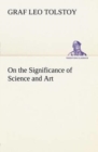 Image for On the Significance of Science and Art