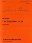 Image for 2 Rhapsodies Op. 79