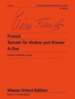 Image for Sonata in A Major : Wiener Urtext