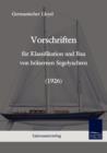 Image for Vorschriften fur Klassifikation und Bau von hoelzernen Segelyachten (1926)