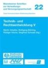 Image for Technik- und Rechtsentwicklung V