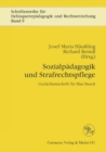 Image for Sozialpadagogik und Strafrechtspflege: Gedachtnisschrift fur Max Busch