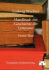 Image for Handbuch der Geschichte der Litteratur
