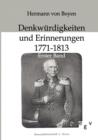 Image for Denkwurdigkeiten und Erinnerungen 1771-1813