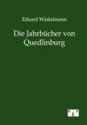 Image for Die Jahrbucher von Quedlinburg