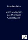 Image for Zur Geschichte des Wormser Concordates