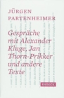 Image for Conversations with Jurgen Partenheimer and other texts