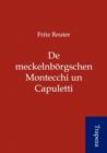 Image for de Meckelnb Rgschen Montecchi Un Capuletti