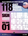 Image for 118 Easy Sudoku Puzzles With the American Sign Language Numbers : The ASL Fingerspelling Sudoku Challenge