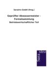 Image for Geprufter Abwassermeister - Formelsammlung