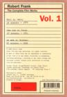 Image for Robert Frank: The Complete Film Works Vol. 1
