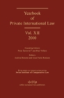 Image for Yearbook of private international law.: (2010)