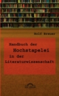 Image for Handbuch der Hochstapelei in der Literaturwissenschaft