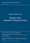Image for Tausend Jahre Russische Orthodoxe Kirche