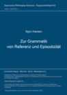 Image for Zur Grammatik von Referenz und Episodizitaet