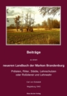 Image for Beitrage zu einem neueren Landbuch der Marken Brandenburg
