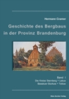 Image for Beitrage zur Geschichte des Bergbaus in der Provinz Brandenburg, Band I