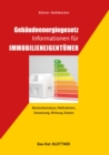 Image for Gebaudeenergiegesetz: Informationen fur Immobilieneigentumer: Bestandsanalyse, Manahmen, Umsetzung, Wirkung, Kosten