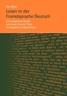 Image for Lesen in der Fremdsprache Deutsch-Eine empirische Studie zum Lesen linearer Texte...