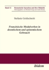 Image for Franz sische Modalverben in deontischem und epistemischem Gebrauch.