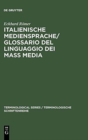 Image for Italienische Mediensprache / Glossario del linguaggio dei mass media