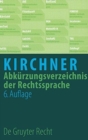 Image for Abkurzungsverzeichnis Der Rechtssprache