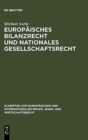 Image for Europaisches Bilanzrecht und nationales Gesellschaftsrecht