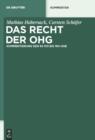 Image for Das Recht der OHG: Kommentierung der  105 bis 160 HGB