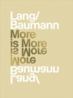 Image for Lang/Baumann: More is More