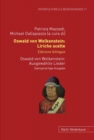 Image for Oswald Von Wolkenstein: Liriche Scelte. Edizione Bilingue - Ausgewaehlte Lieder. Zweisprachige Ausgabe