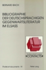 Image for Bibliographie der deutschsprachigen Gegenwartsliteratur im Elsa