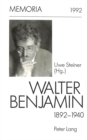 Image for Walter Benjamin 1892-1940- : Zum 100. Geburtstag.