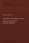 Image for Magnificat und Benedictus Deutsch : Martin Luthers bibelhumanistische Uebersetzung in der Rezeption des Erasmus von Rotterdam