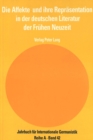 Image for Die Affekte Und Ihre Repraesentation in Der Deutschen Literatur Der Fruehen Neuzeit