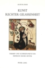 Image for Kunst Rechter Gelassenheit : Themen Und Schwerpunkte Von Heinrich Seuses Mystik