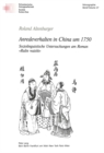 Image for Anredeverhalten in China um 1750 : Soziolinguistische Untersuchungen am Roman &quot;Rulin waishi&quot;