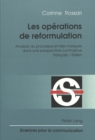 Image for Les Operations de Reformulation